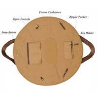 Foldable Travel Duffel Bag + Picnic Blanket - Large Capacity Waterproof Tote for Weekend, Gym & Beach Trips